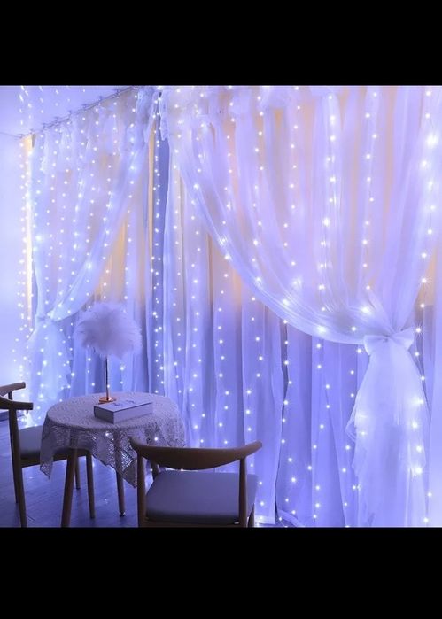 Гірлянда штора  "Роса" USB 3*3  Опт  3*2 Роса