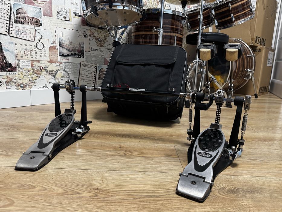Pearl p2002c Eleminator PowerShifter кардан дабл педаль