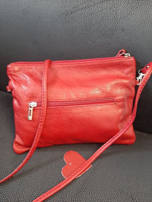 Oryginalna skórzana torba Genuine Leather skóra naturalna