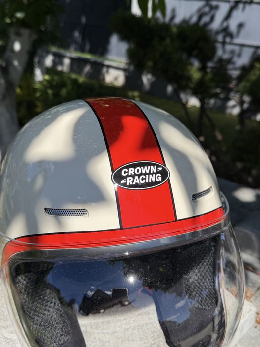 Crown Racing Cafe Racer Scrambler шолом мотошолом