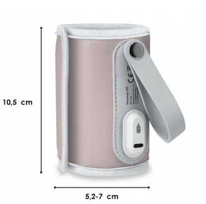 Podgrzewacz Butelek Lionelo Thermup Go Pink Baby USB Termostat NOWY