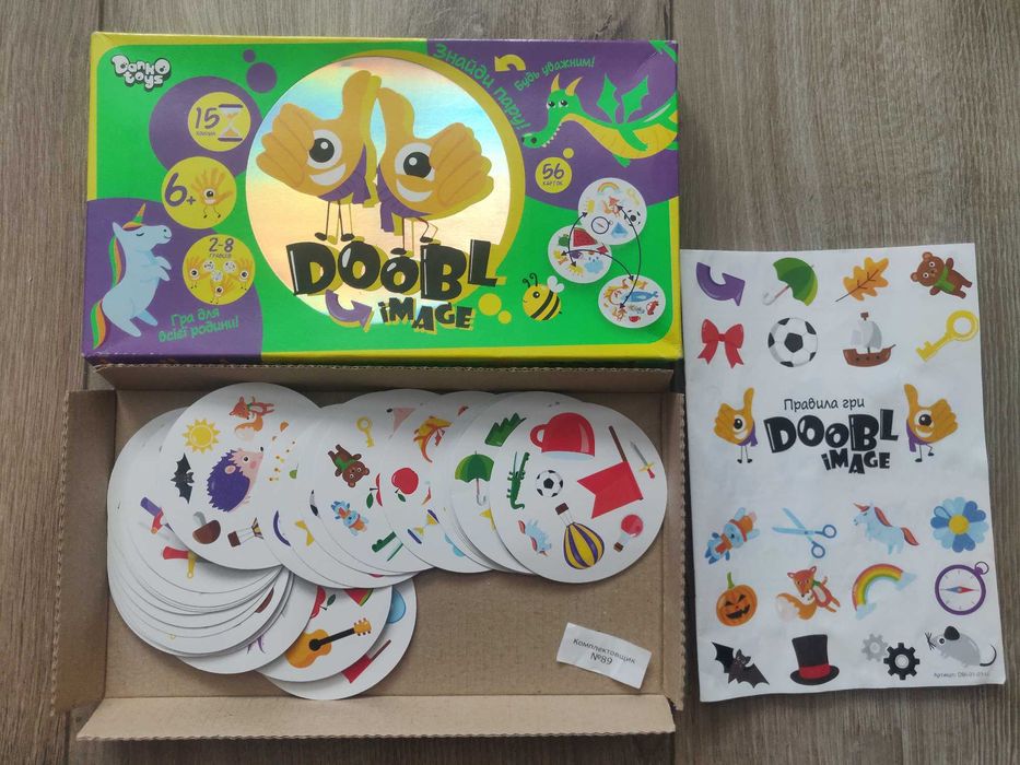 Игра настольная развлекательная «Doobl Image», новая.