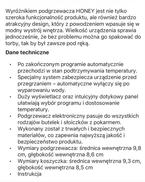 Podgrzewacz do butelek 2 w 1 Babyono