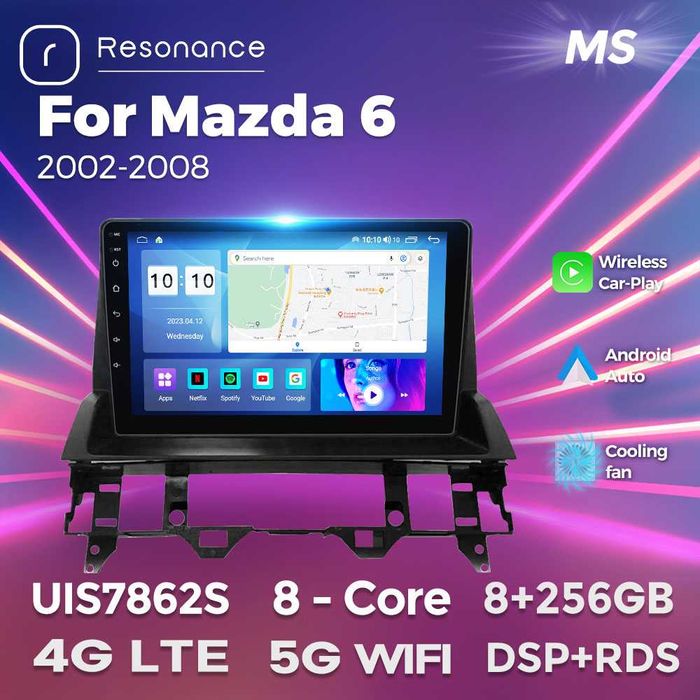 Штатна магнітола Mazda 6 GG 2003 2007 android GPS навігація мазда
