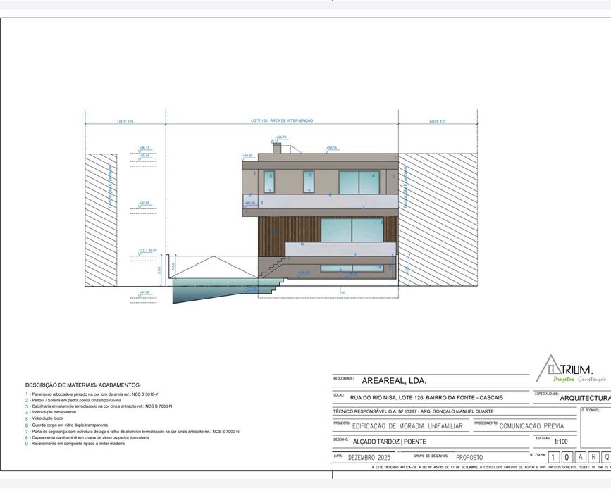 Terreno urbano projeto aprovado moradia   ,Caparide são domingos  rana