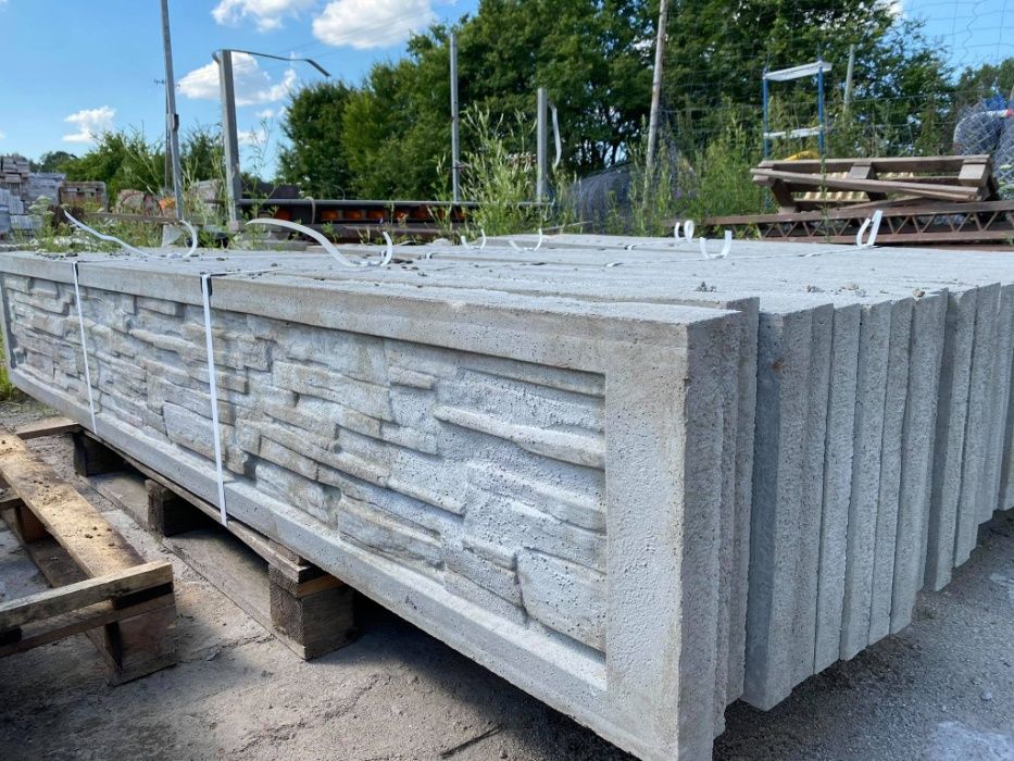 Płyta podmurówkowa 40 x 250 x 5 cm piaskowiec w ramce