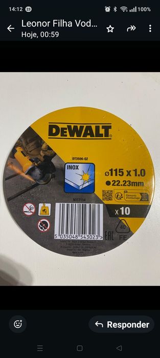 Disco corte Bosch Inox