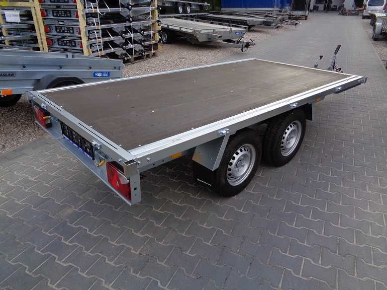 Przyczepa 3,30x1,80 burty aluminiowe, DMC do 2700 kg, platforma