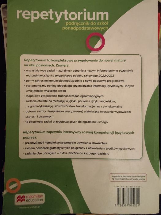 Repetytorium języka angielskiego