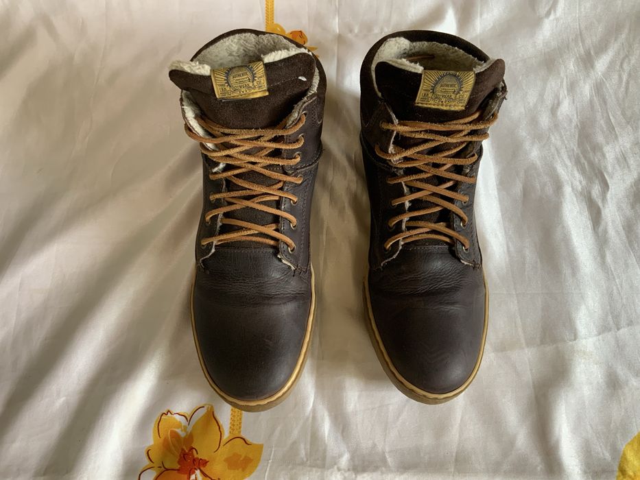 Теплющие фирменные кожаные зимние ботинки BB FootWear. Разм. 44/28.5см