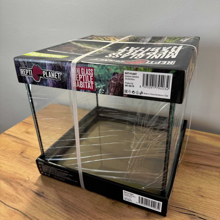 Terrarium szklane Repti Planet 30x30x30 cm nowe, oryginalne opakowanie