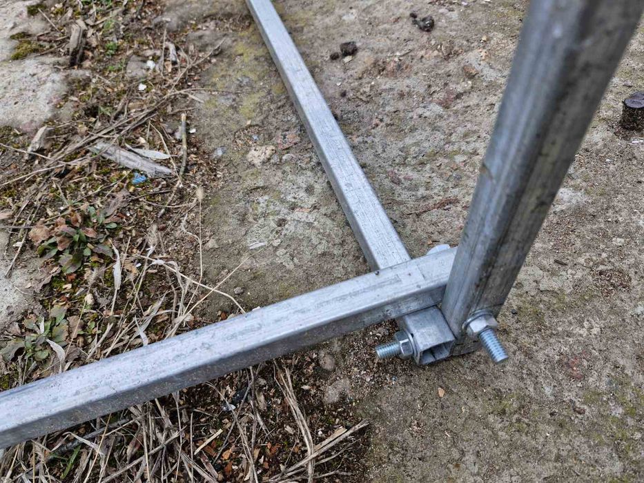 Теплиця міцна оцинкована комплект дуги та труба