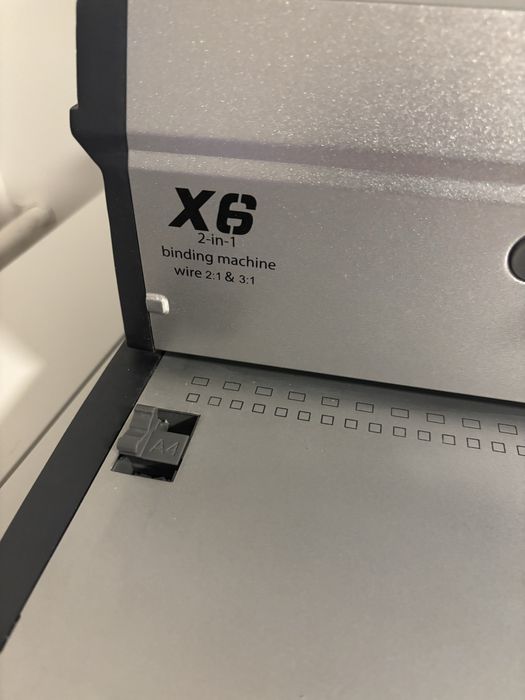 Bindownica Argo X6 grzbiety drutowe 2:1 i 3:1