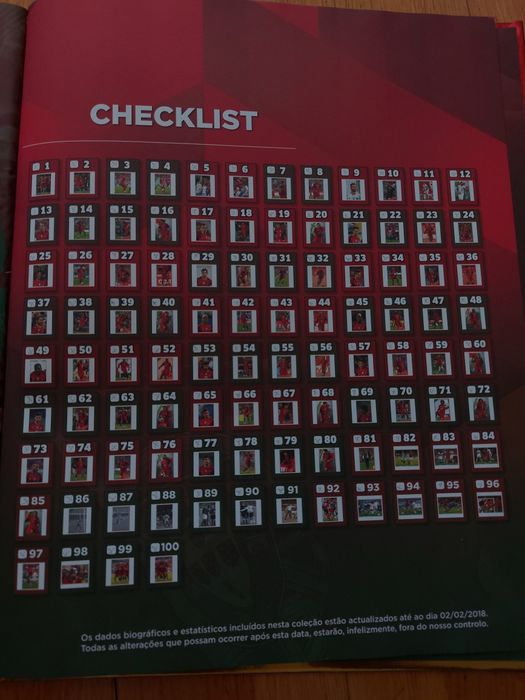 Caderneta fome de vençer (edição de luxo) completa