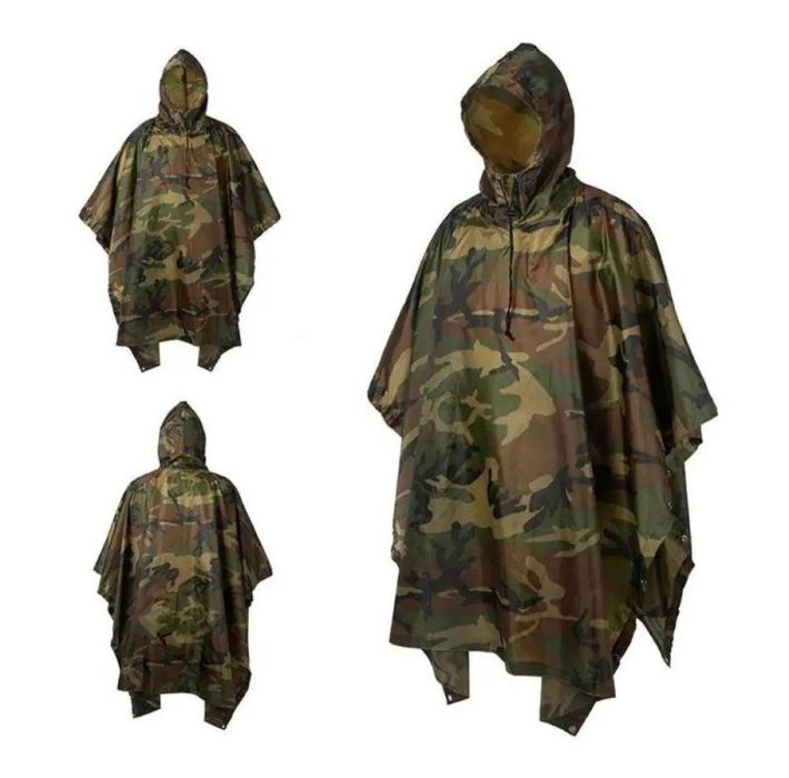 Дождевик пончо 1,4 х 2м комуфляж Raincoat AND -1