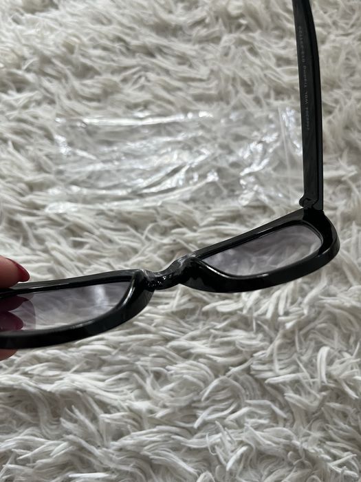 Damskie czarne okulary przeciwsłoneczne