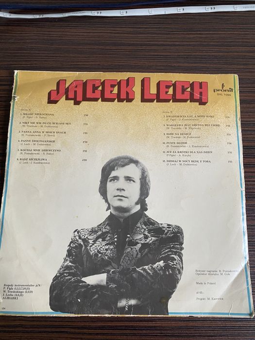 Płyta winylowa Jacek Lech „Badź szczęśliwa”