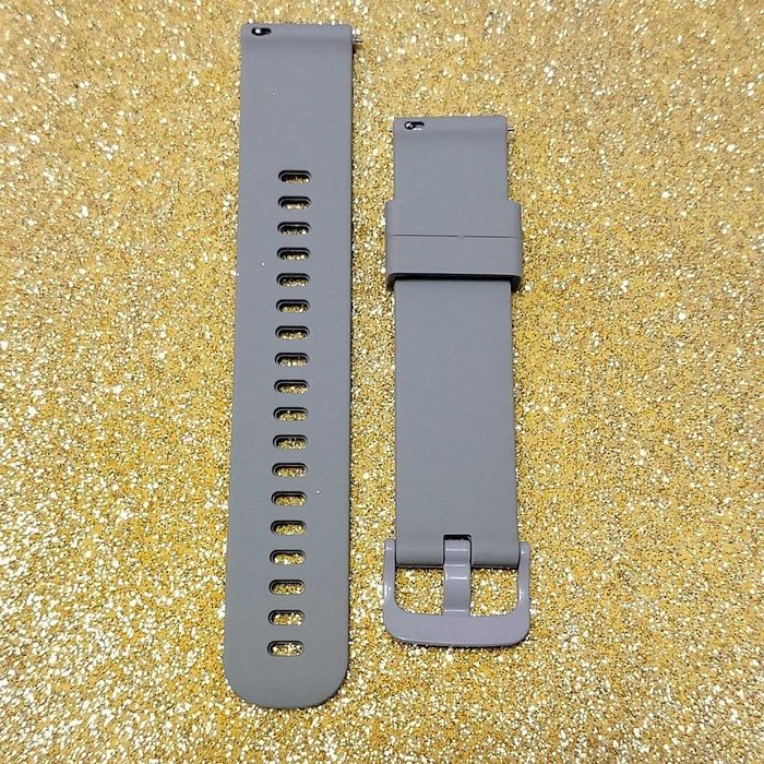 Ремешок универсальный 20мм серый, ремінець
