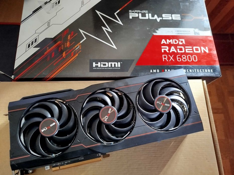 Відеокарта AMD Radeon RX 6800 16GB Sapphire Pulse