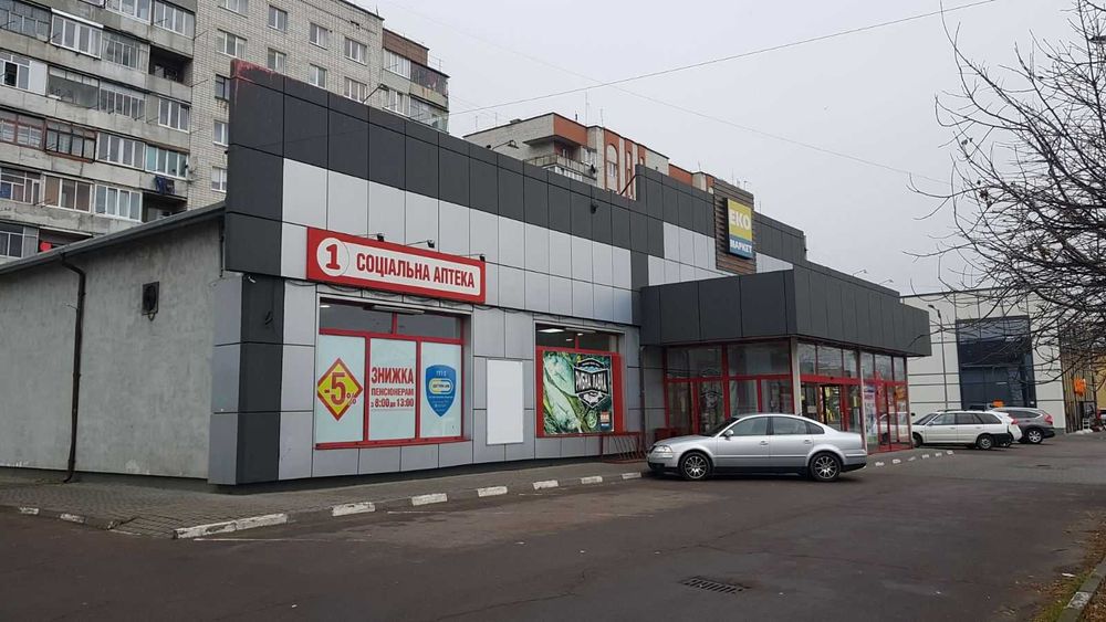 Продаж магазину ЦЕНТР м.Стрий 1 817 кв.м-490 у.о/кв.м