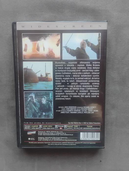 Za linią frontu DVD