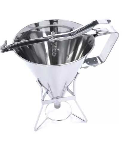 Funil doseador de massas liquidas