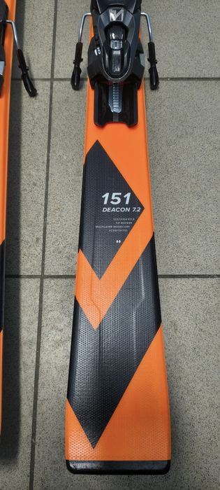 Narty volkl 151 cm z wiązaniami. Dracon 72