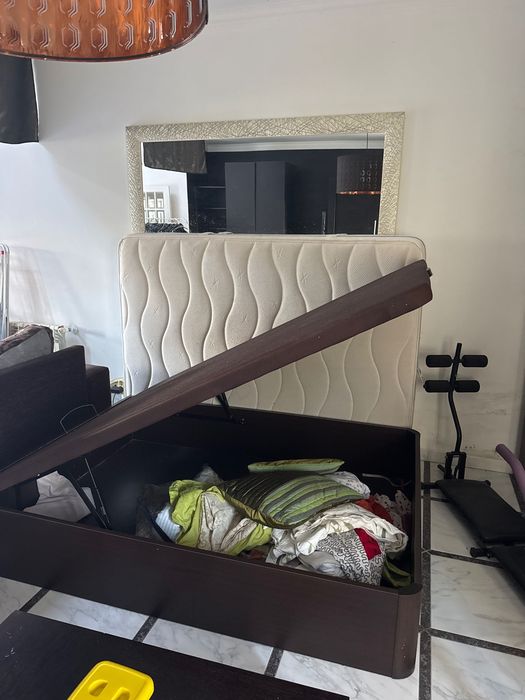 Cama de casal ikea + colchão