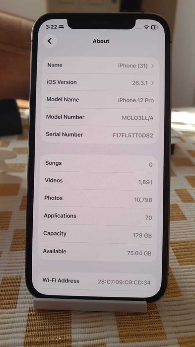 iPhone 12 Pro 128gb Gold Neverlock!