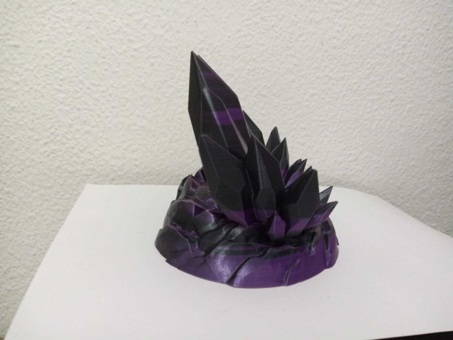 Suporte de telemovel cristal imprimido em 3d