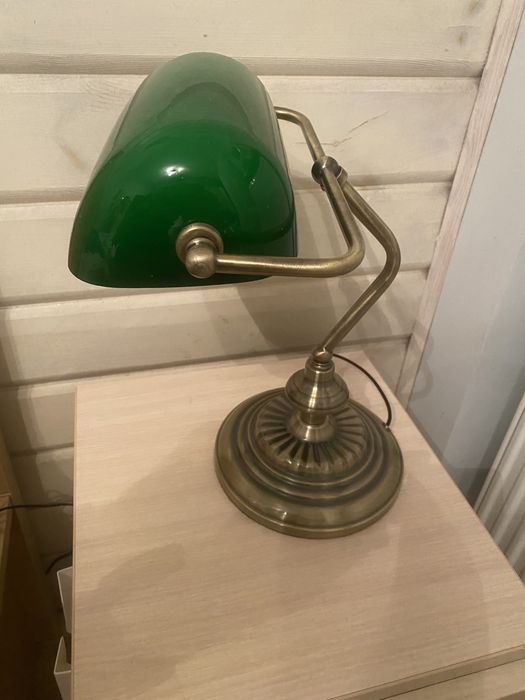 Lampa bourkowa/gabinetowa/bankierska Rabalux - stan bardzo dobry