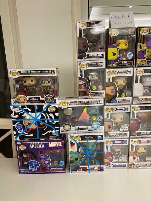 Vendo vários Marvel Funko Pop