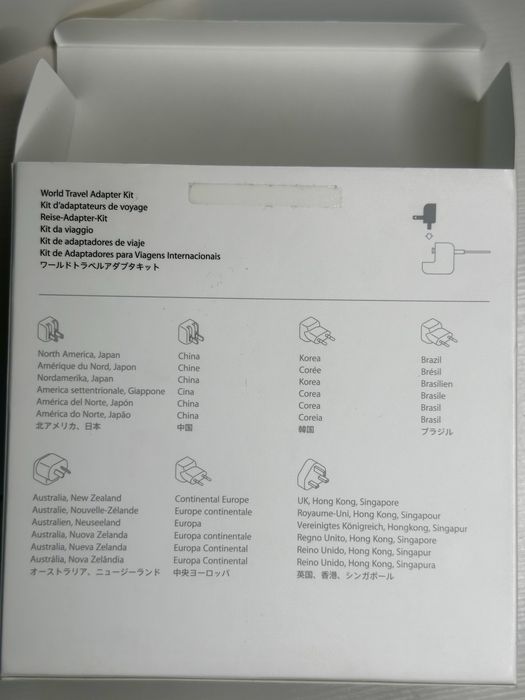 Комплект адаптерів Apple World Travel Adapter Kit