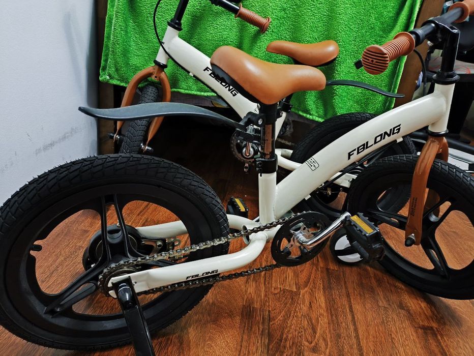 Дитячий велосипед з колесами 16 дюймів від бренду FBLONG.