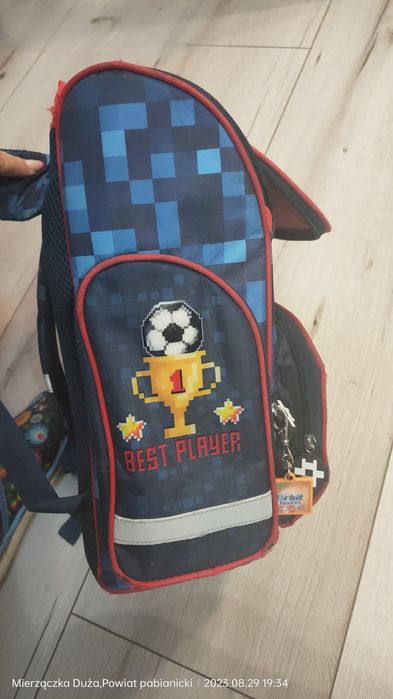 Plecak, tornister dla chłopca football (st.majewski)