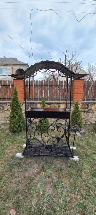 Мангал з дашком ковка