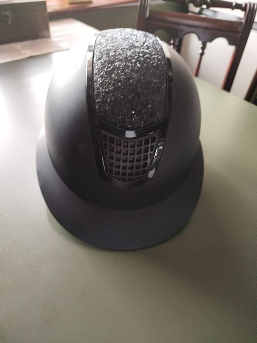 Kask jeździecki HKM BRILLANT czarny