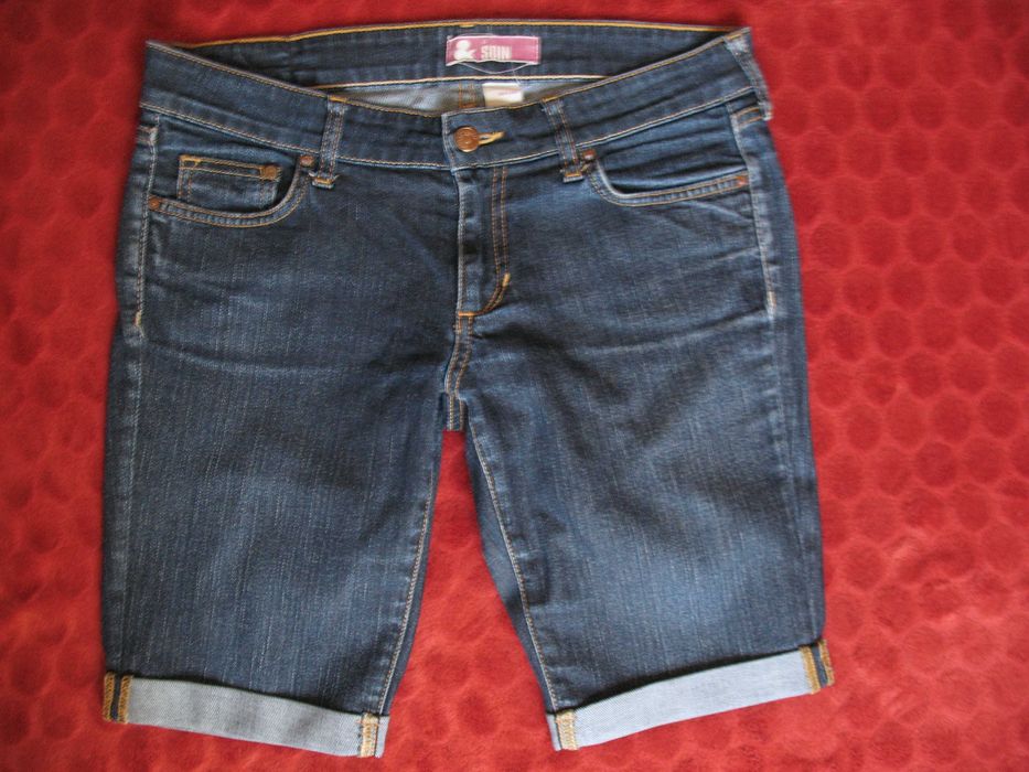 Szorty - spodnie bermudy Jeans - 38 M - biodra 96 cm