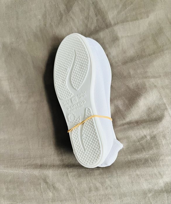 Nowe! Buty do gimnastyki taniec Domyos baletki białe przedszkole