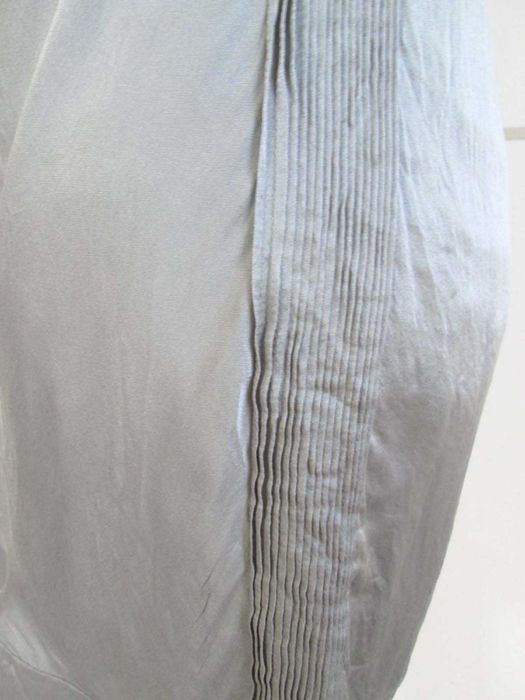 Massimo Dutti szara srebrna sukienka jedwabna jedwab silk S M 36 38