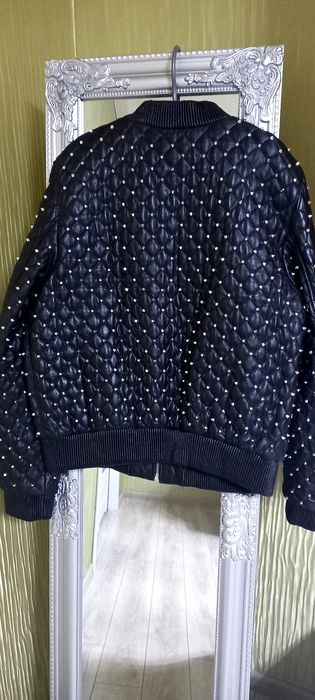 Бомбер PHILIPP PLEIN кожаный