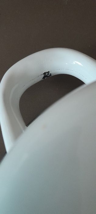 Rondelek,garnuszek emaliowany,nowy