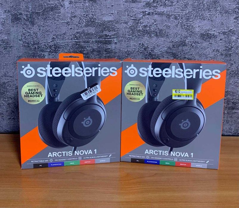 Навушники з мікрофоном SteelSeries Arctis Nova 1 Black
