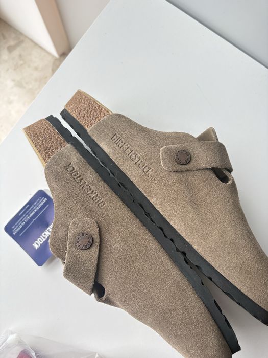 Klapki birkenstock boston 39 bezowe