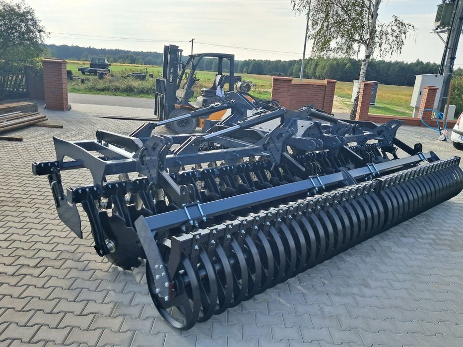 Brona talerzowa hydraulicznie składana 5 metrów, talerzówka 5m