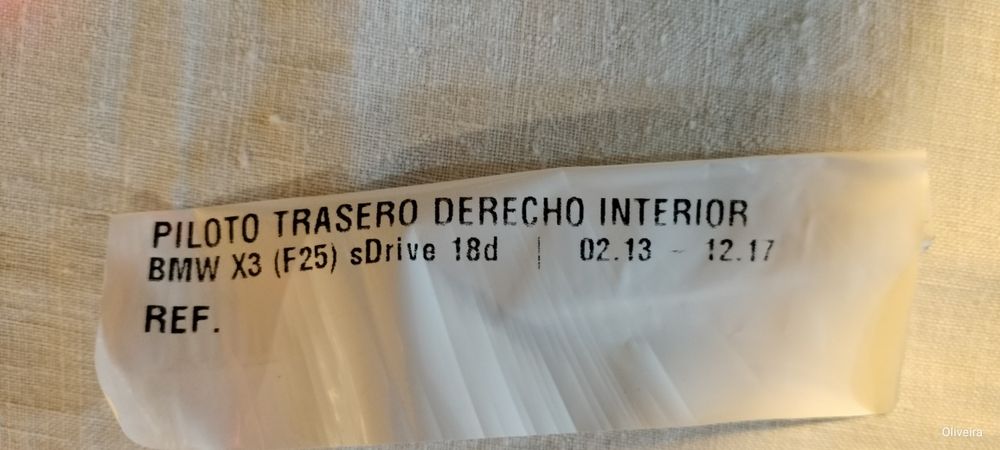 Farolim mala DT BMW X3 F25