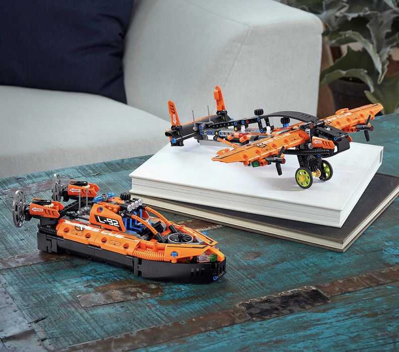 LEGO TECHNIC Poduszkowiec ratowniczy 42120 Klocki Zestaw Prezent