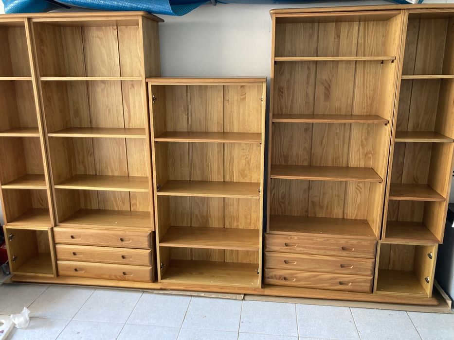 Movel de escritorio madeira maciça