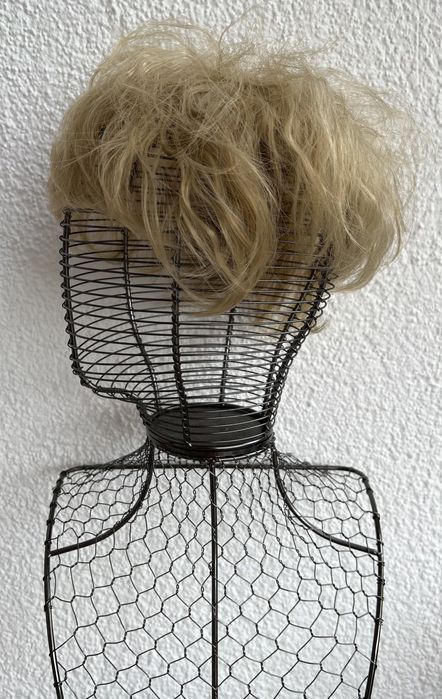 Premium Ultra naturalny blond, topper tupet fale włosy doczepiane 548.