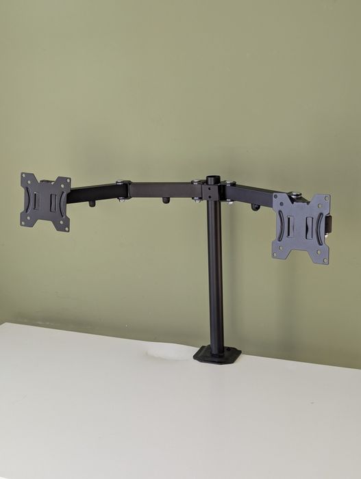 Uchwyt, mocowanie stojak na monitor monitory 2 dwa
